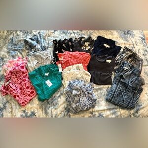 Bundle of size M shirts * brands include Vineyard Vines, J Crew, Loft & Lucky